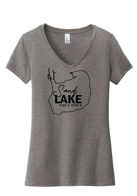 Ladies V Neck T-Shirt