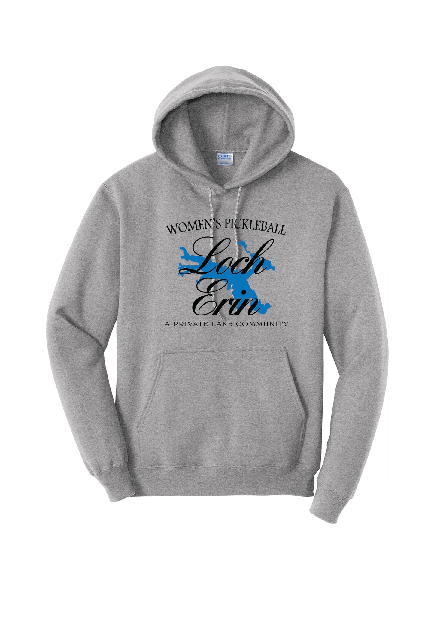 Golf / Pickleball Pull-over Hooded Sweatshirt full Logo