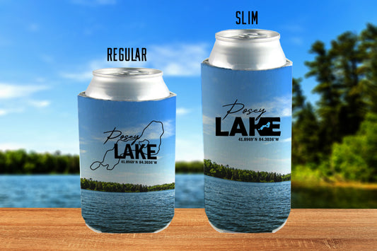 Posey Lake Can Koozie