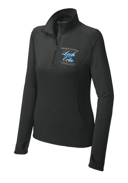 Sport-Tek® Women's Sport-Wick® Stretch 1/4-Zip Pullover