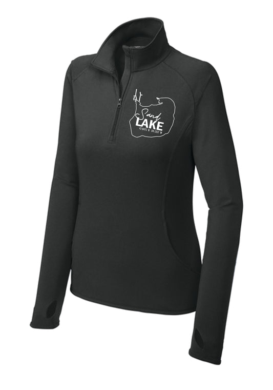 Sport-Tek® Women's Sport-Wick® Stretch 1/4-Zip Pullover