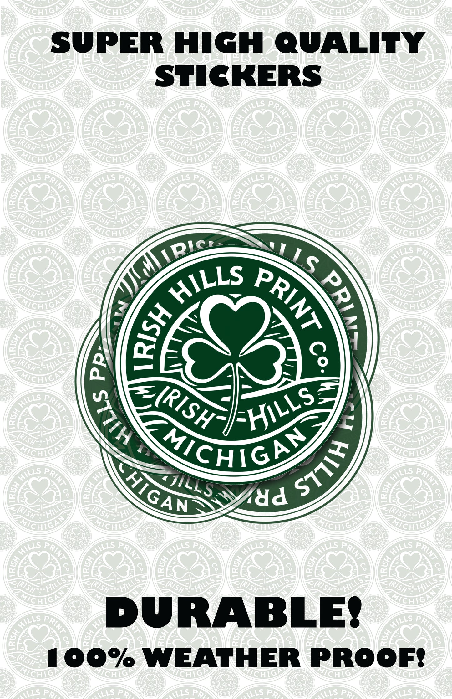 Round Logo Stickers