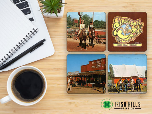 Stagecoach Stop - Irish Hills Limited Edition - Coaster Set