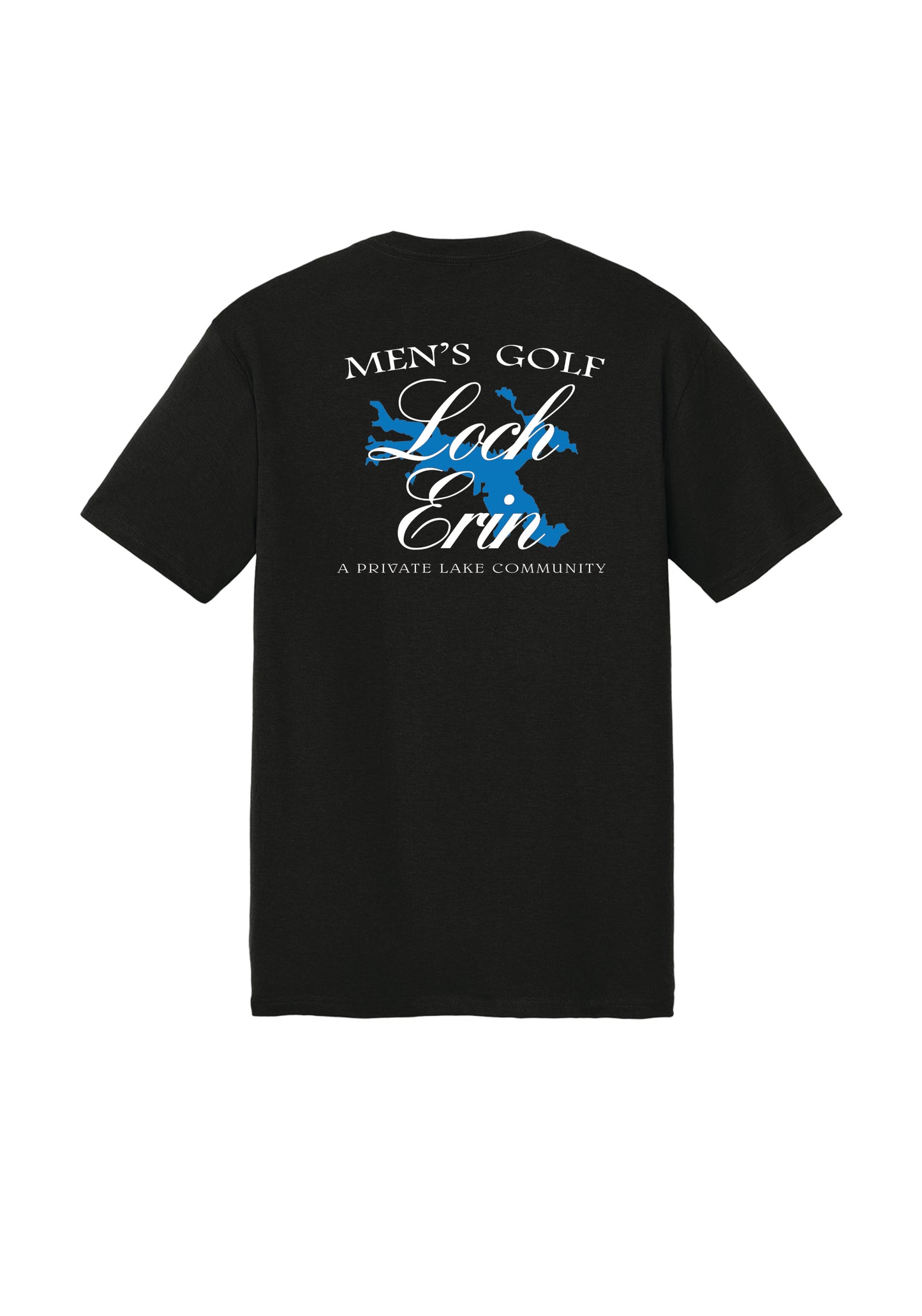 Short Sleeve Golf T-Shirt- Left chest logo With Back Logo