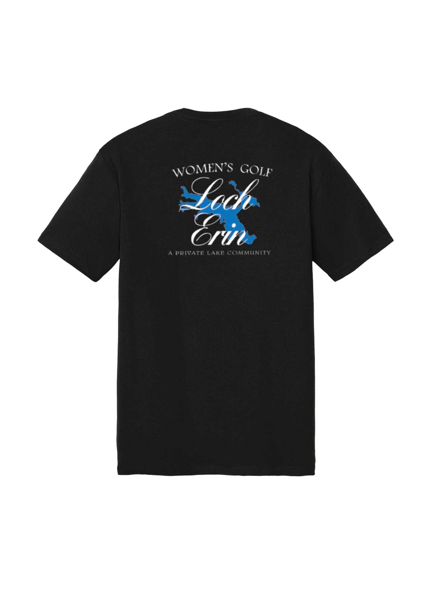 Short Sleeve Golf T-Shirt- Left chest logo With Back Logo