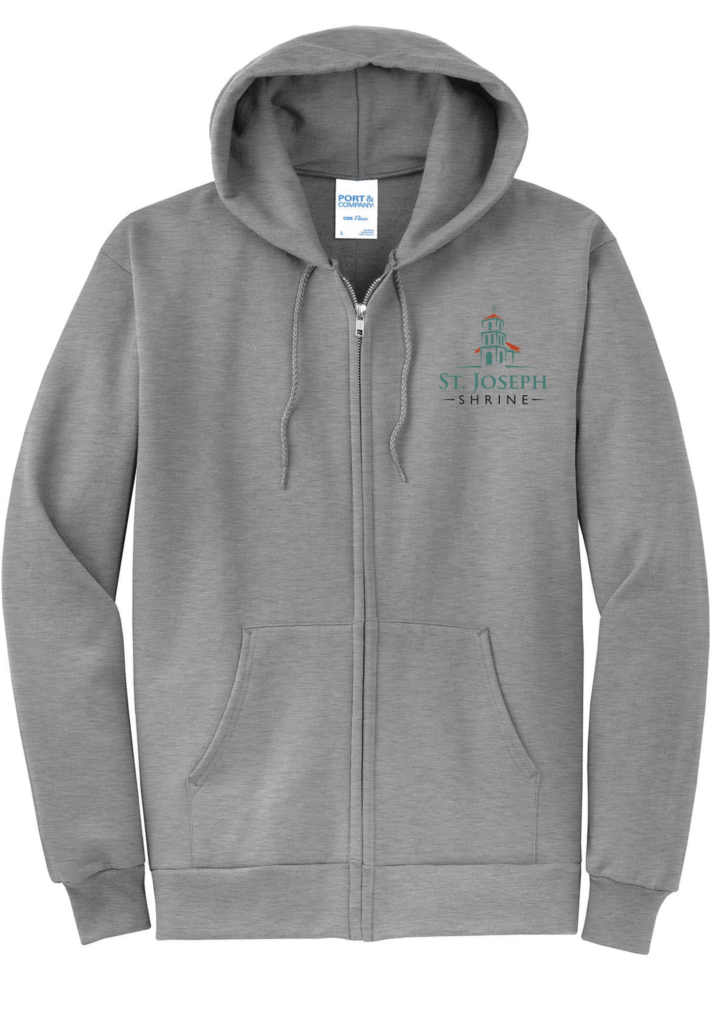 Zip Front Hooded Sweatshirt