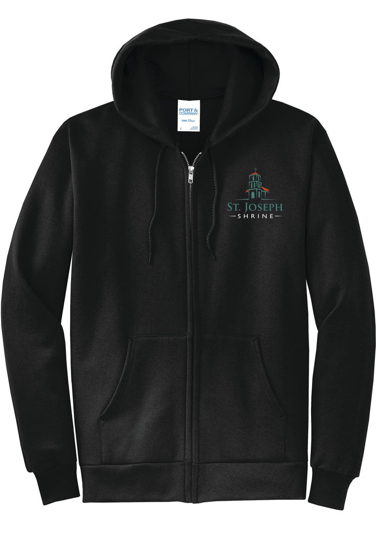 Zip Front Hooded Sweatshirt