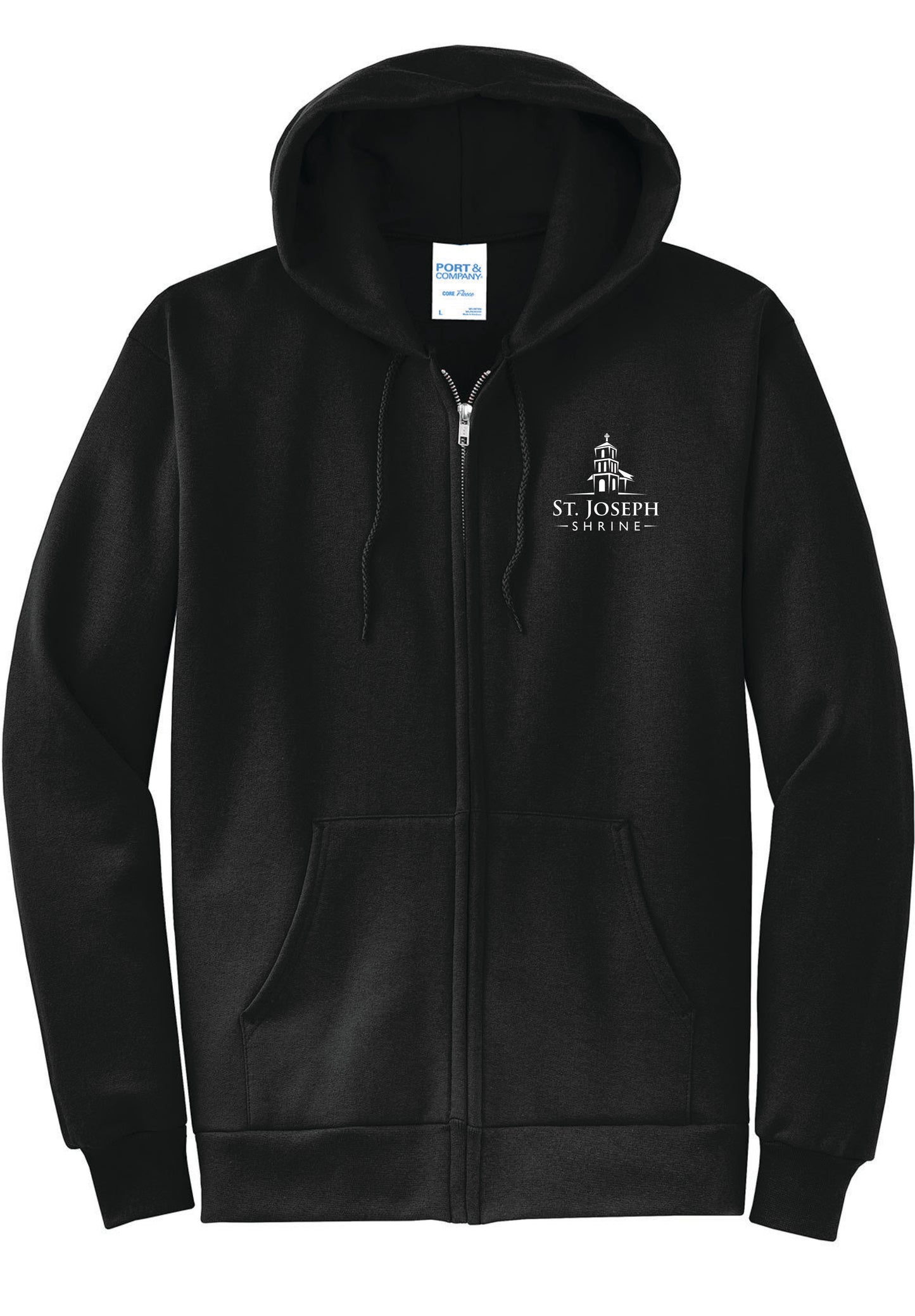Zip Front Hooded Sweatshirt