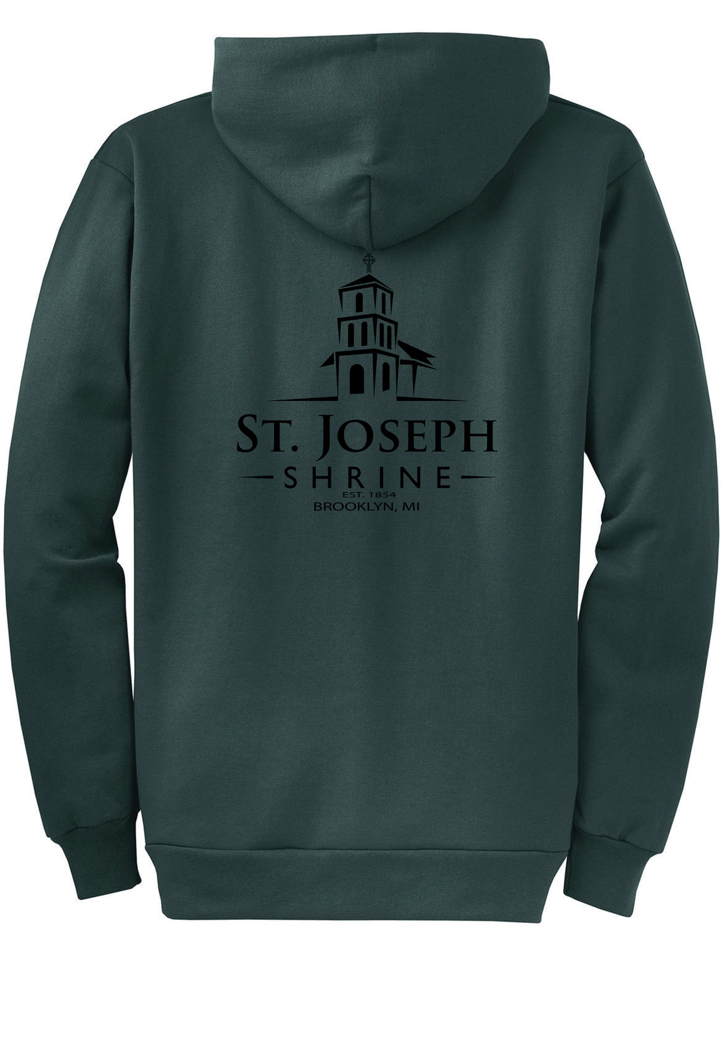 Zip Front Hooded Sweatshirt