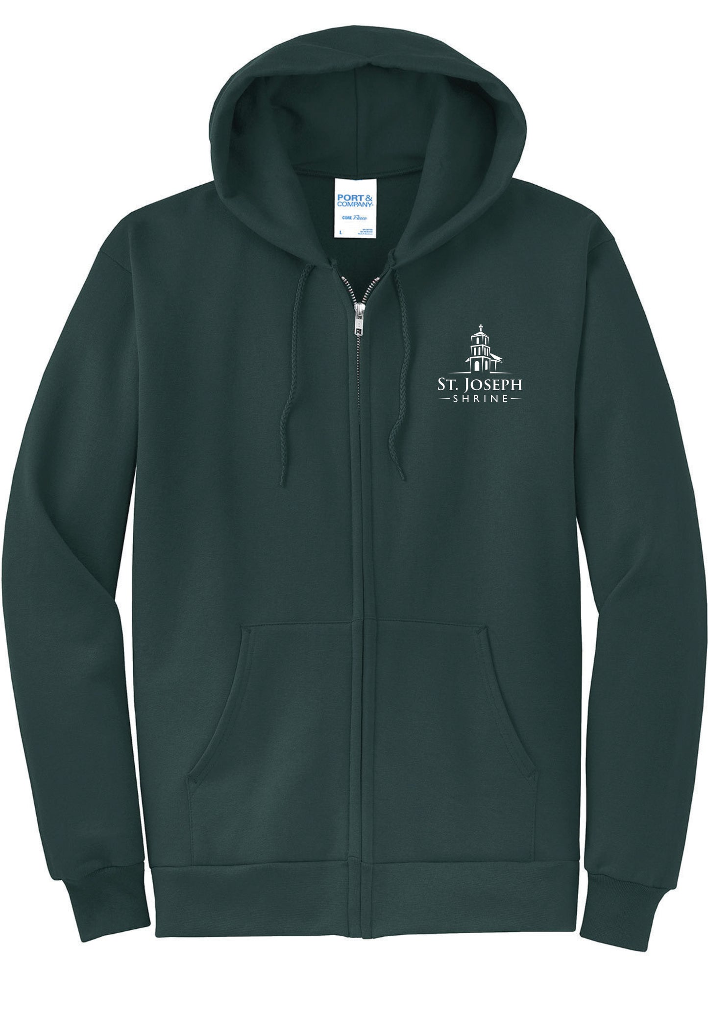 Zip Front Hooded Sweatshirt