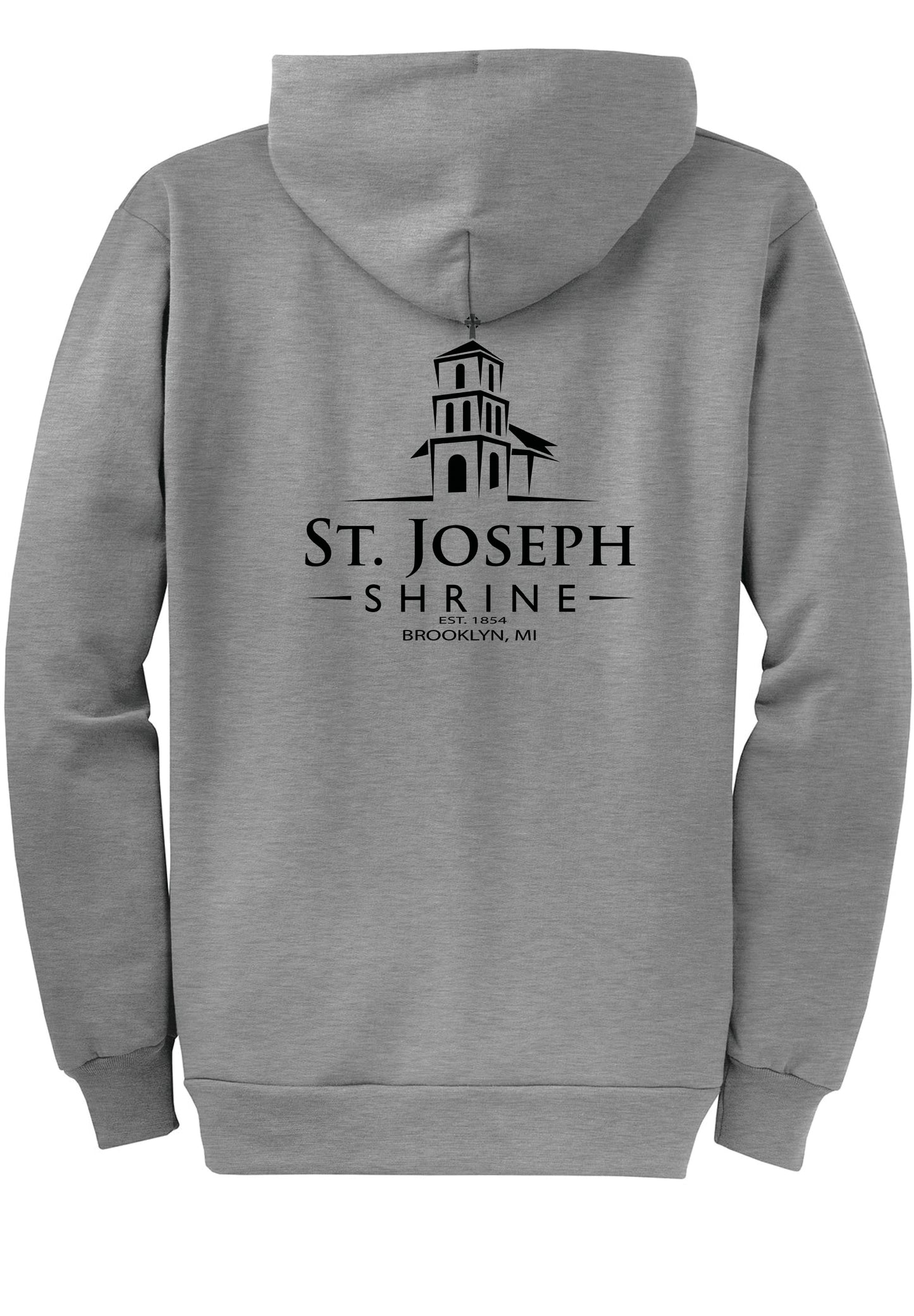 Zip Front Hooded Sweatshirt