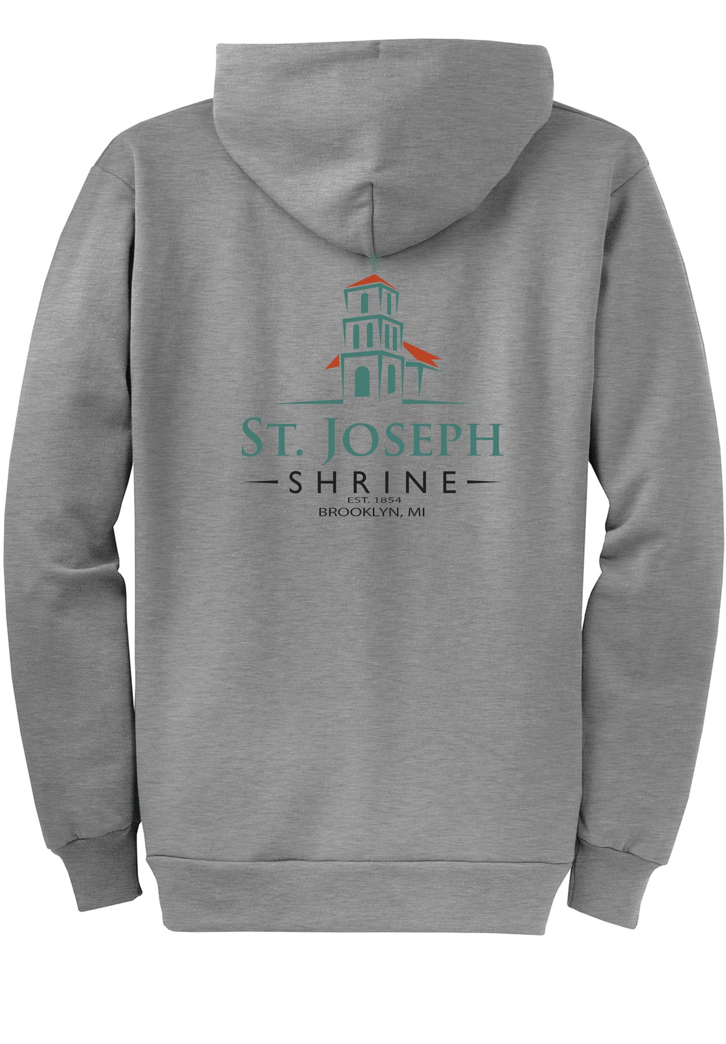 Zip Front Hooded Sweatshirt