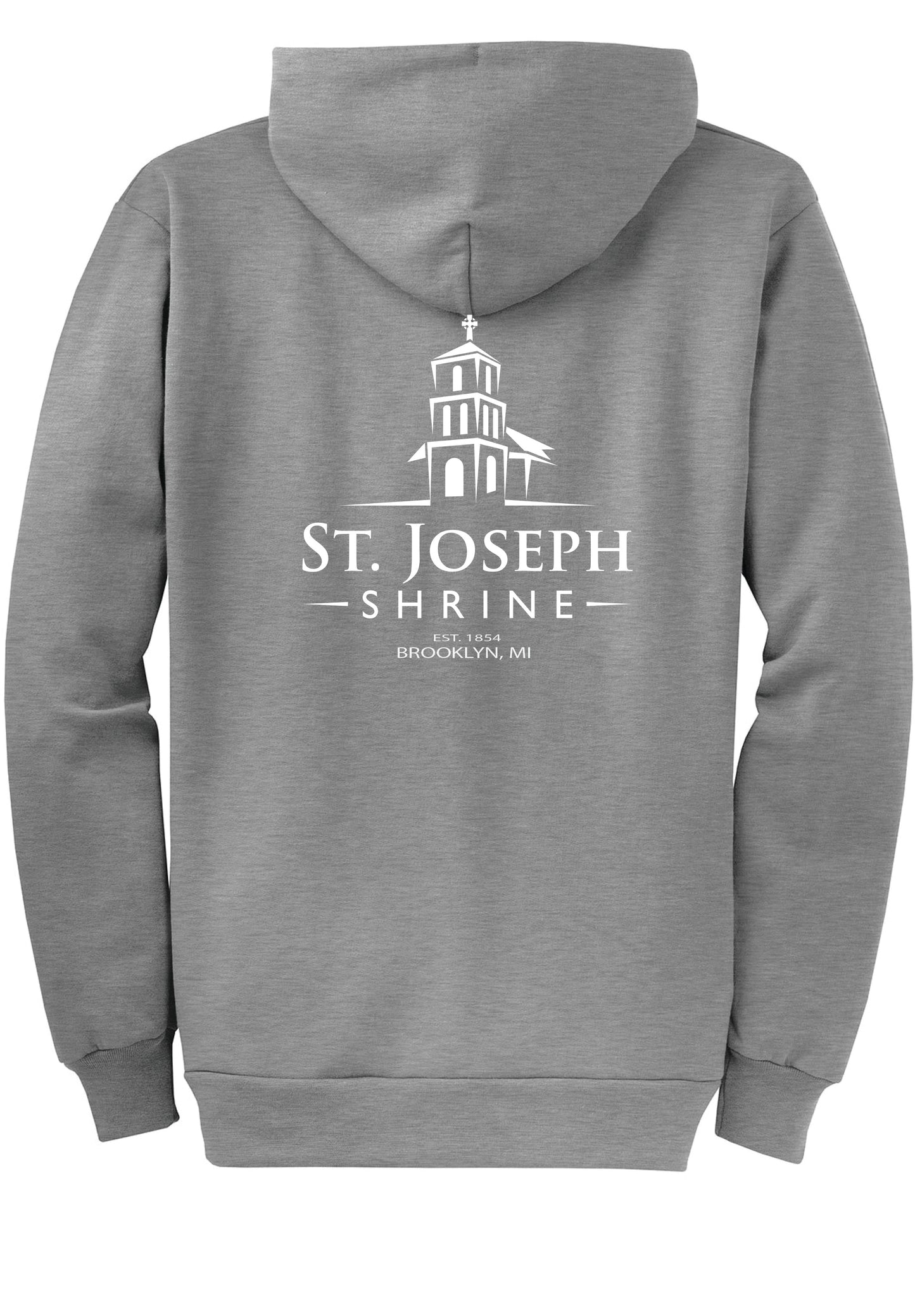 Zip Front Hooded Sweatshirt