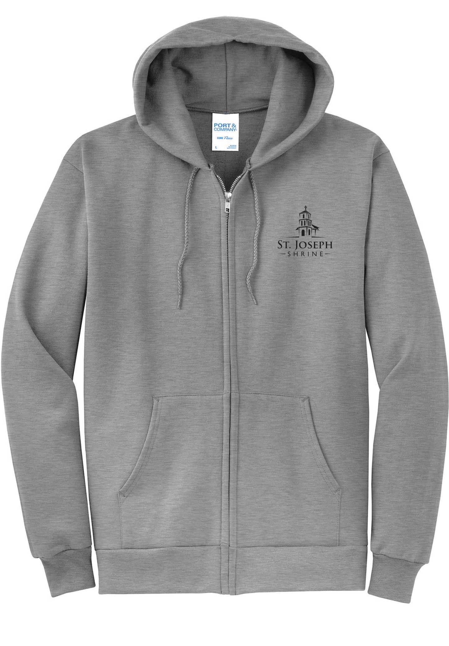 Zip Front Hooded Sweatshirt