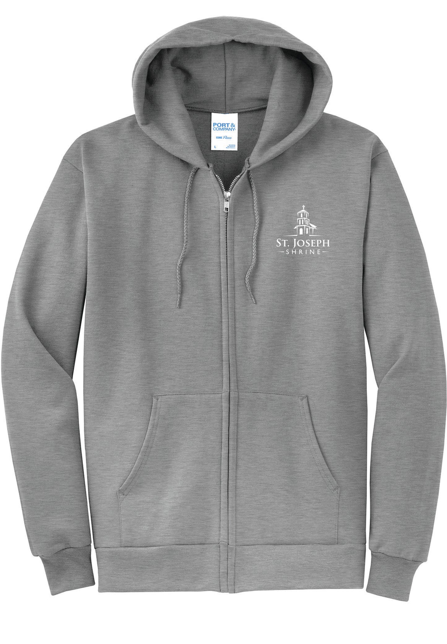 Zip Front Hooded Sweatshirt