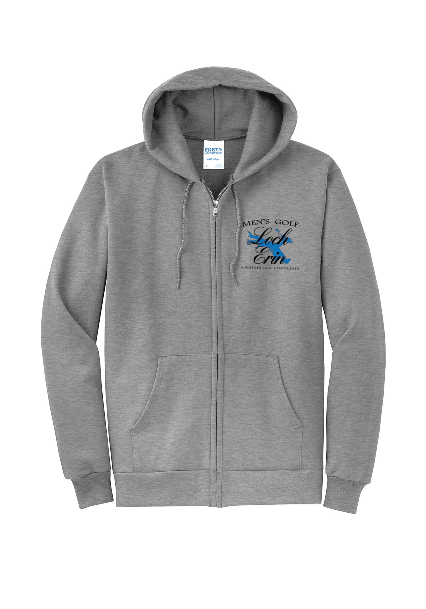 Golf / Pickleball Zip Front Hooded Sweatshirt