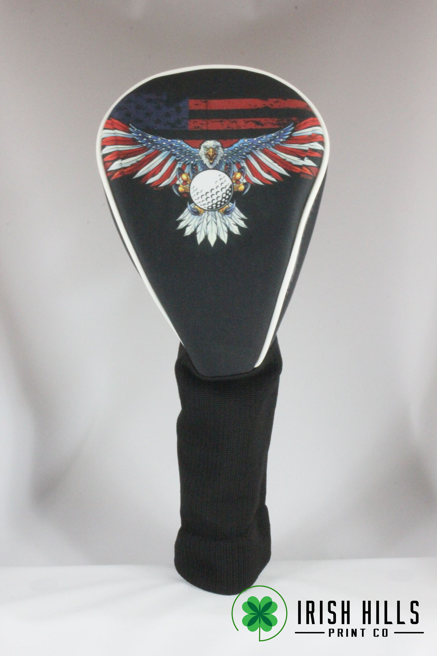 Bald Eagle American Flag Wings Club Cover