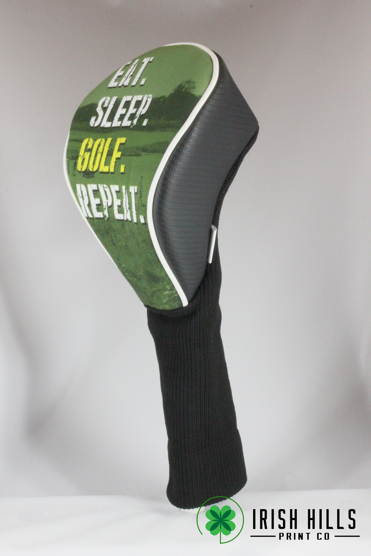 Eat Sleep Golf Repeat Club Cover