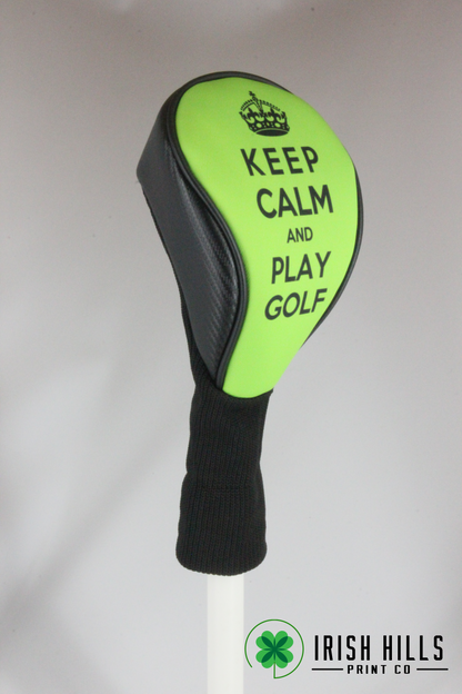 Keep Calm Play Golf Club Cover