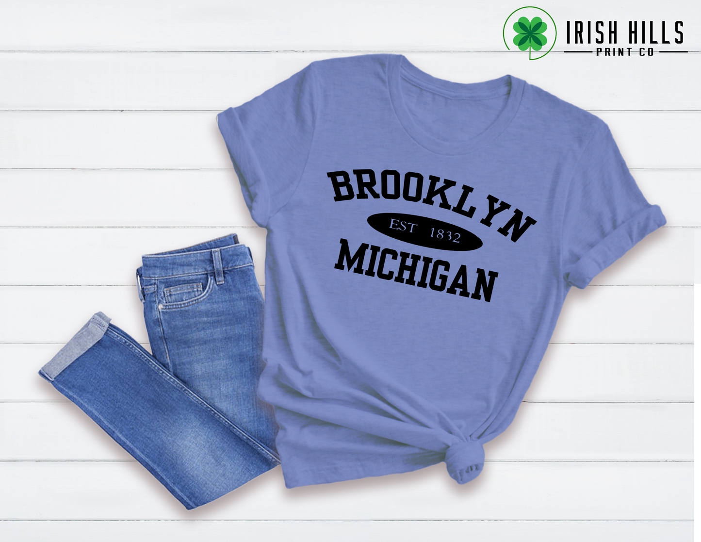 Brooklyn, MI EST 1832 T-Shirt