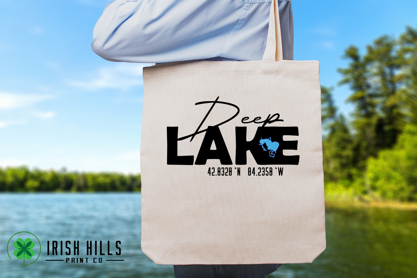 Deep Lake Tote