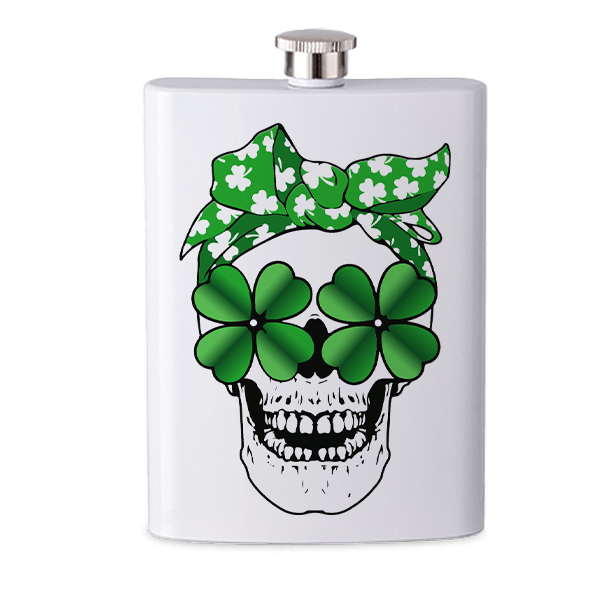 Skull Headband Flask