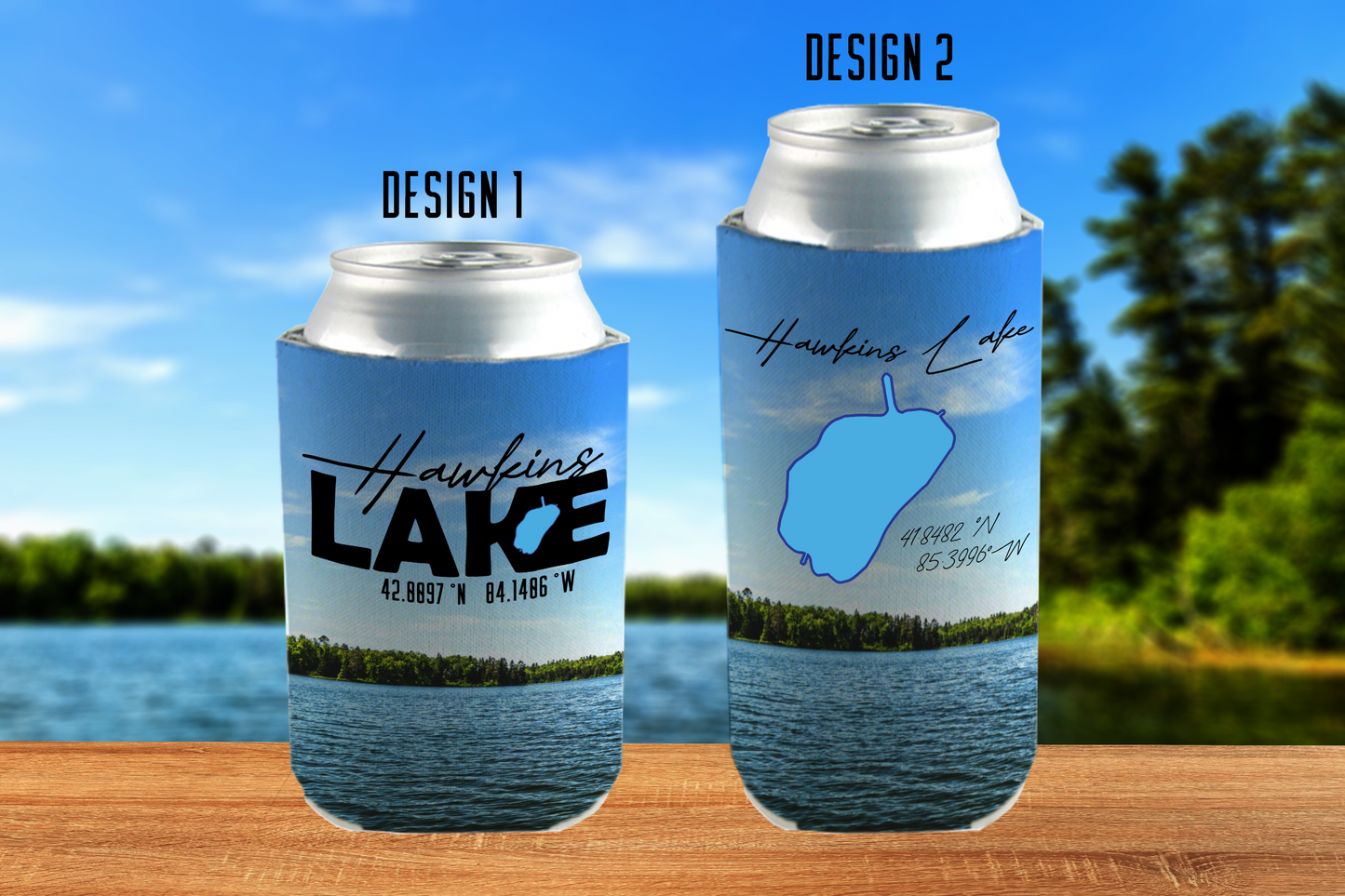 Hawkins Lake Koozies