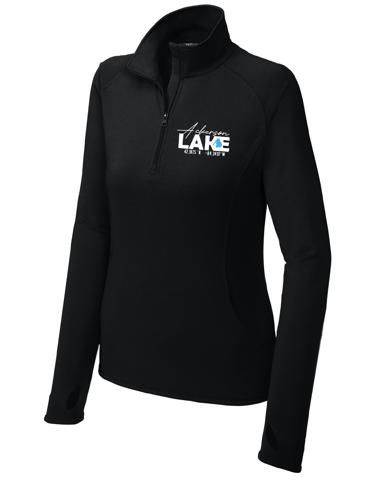 Sport-Tek® Women's Sport-Wick® Stretch 1/4-Zip Pullover