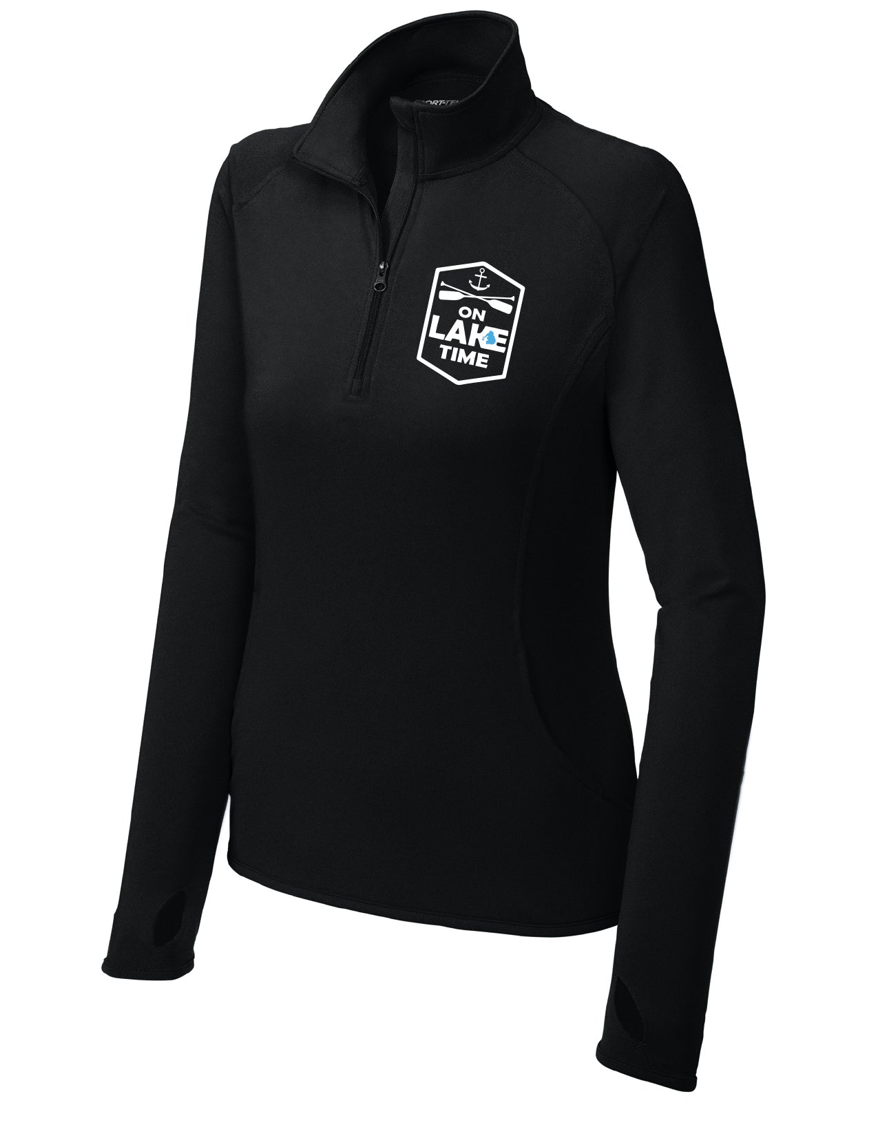 Sport-Tek® Women's Sport-Wick® Stretch 1/4-Zip Pullover