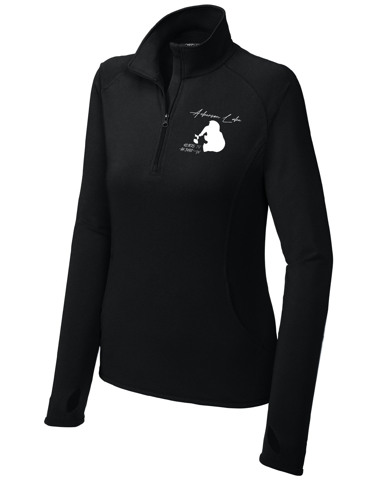 Sport-Tek® Women's Sport-Wick® Stretch 1/4-Zip Pullover