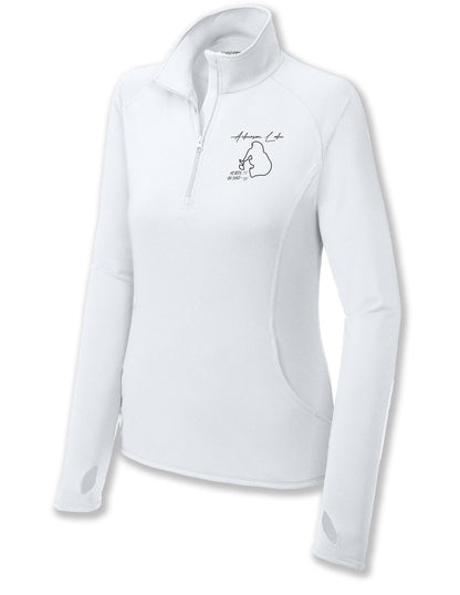 Sport-Tek® Women's Sport-Wick® Stretch 1/4-Zip Pullover