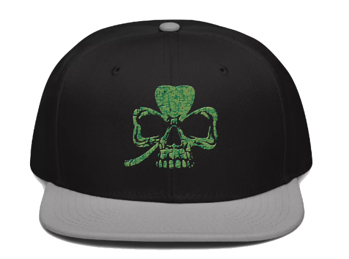 Shamrock Skull Trucker Hat