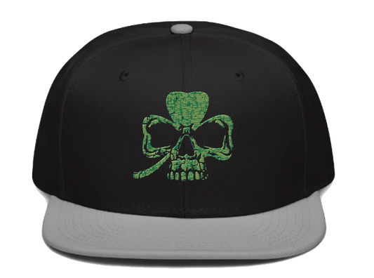 Shamrock Skull Trucker Hat