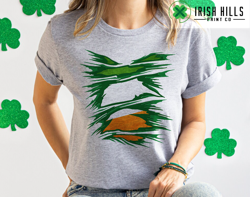 Irish Ripped Flag