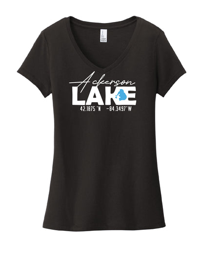 Ladies V Neck T-Shirt