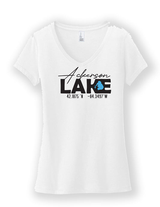 Ladies V Neck T-Shirt