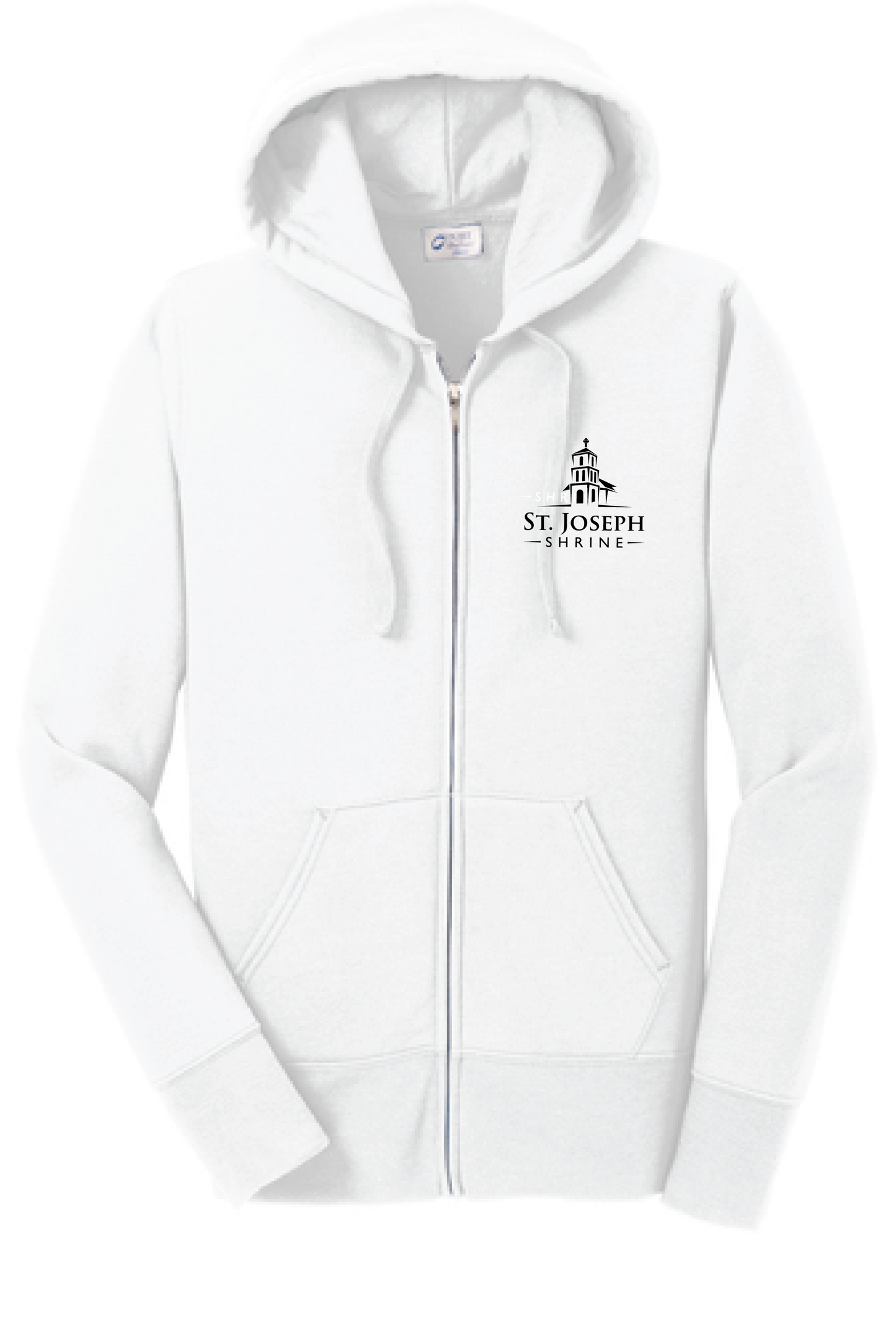 Zip Front  Hooded Sweatshirt