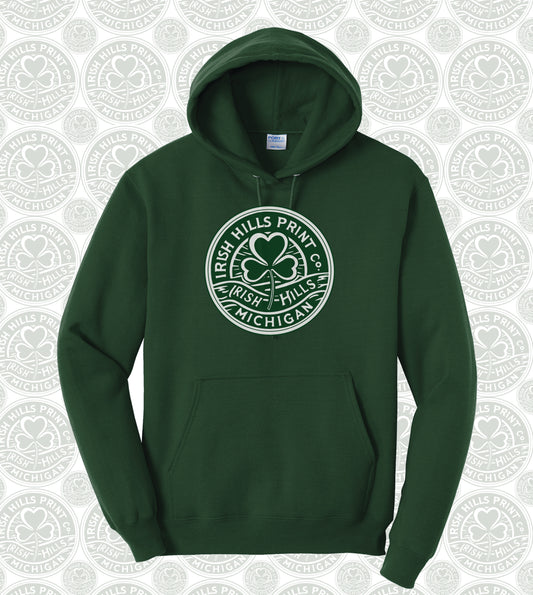 Clover Logo Pull-over Hooded Sweatshirt