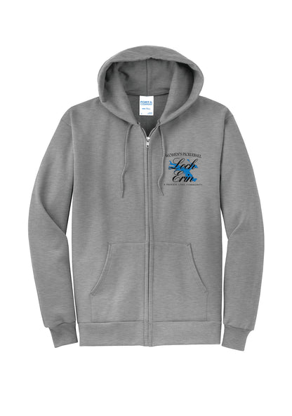 Golf / Pickleball Zip Front  Hooded Sweatshirt