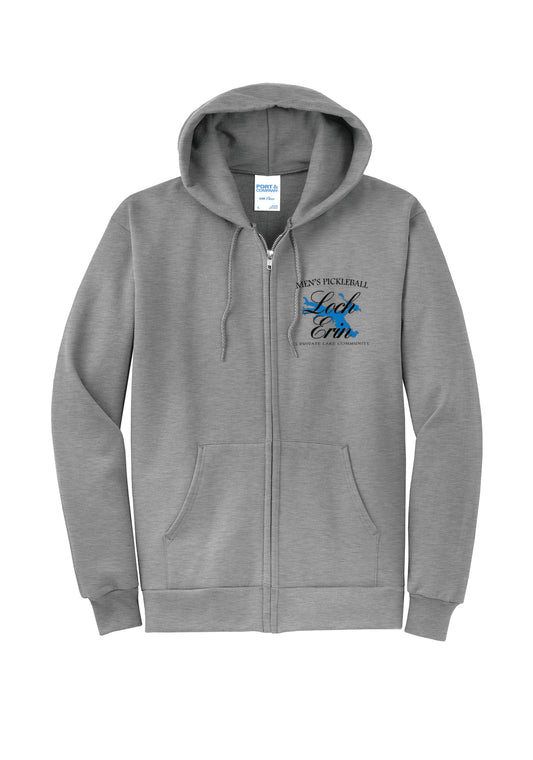 Golf / Pickleball Zip Front  Hooded Sweatshirt