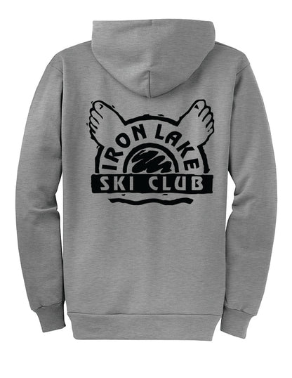 Zip Front  Hooded Sweatshirt